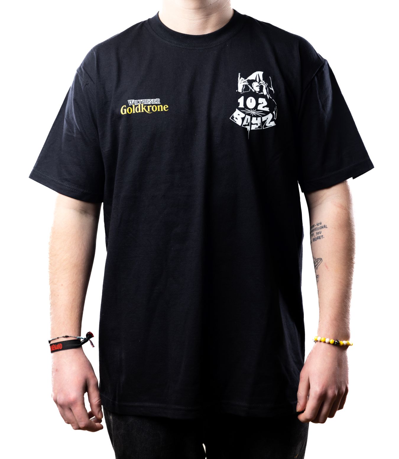 Wilthener Goldkrone x 102Boyz T-Shirt schwarz