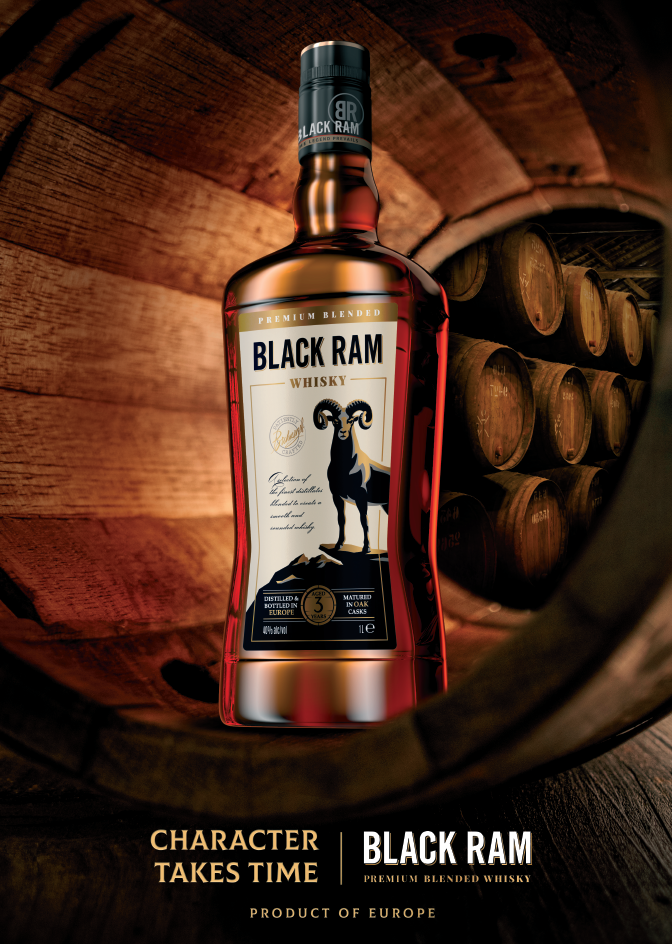 BLACK RAM Whisky 0,7l