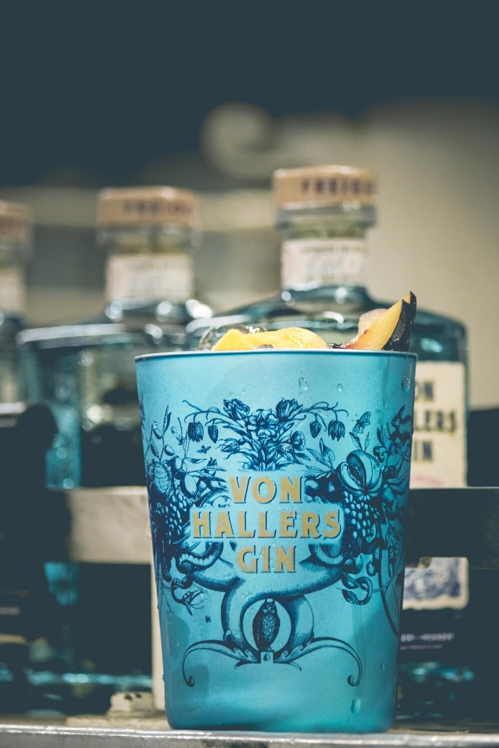 VON HALLERS GIN Becher "Wander-Wonder", 1 St.