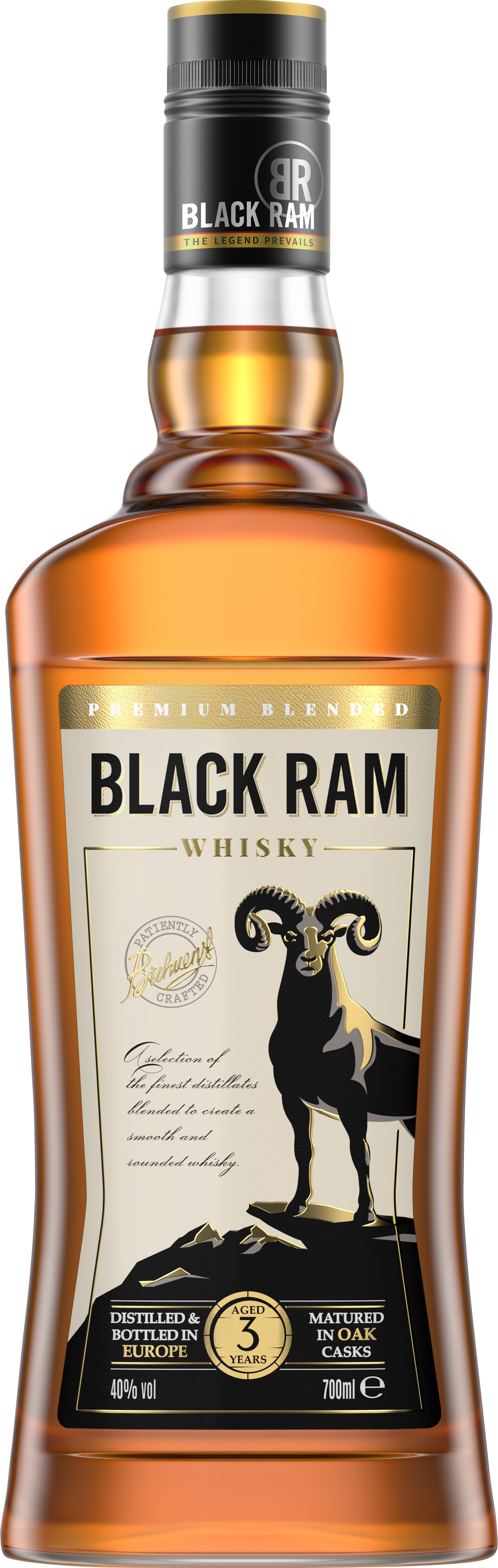 BLACK RAM Whisky 0,7l