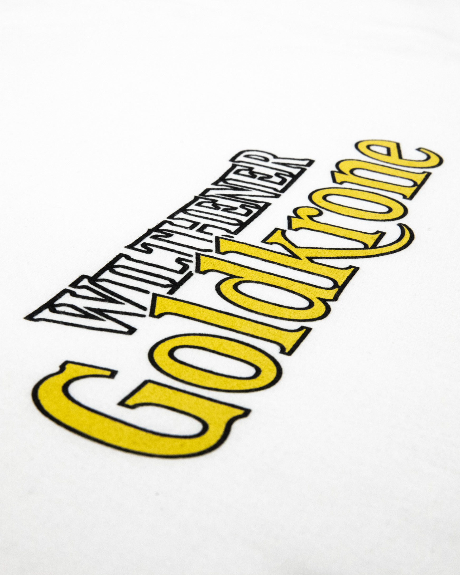 WILTHENER Goldkrone T-Shirt Logo weiß