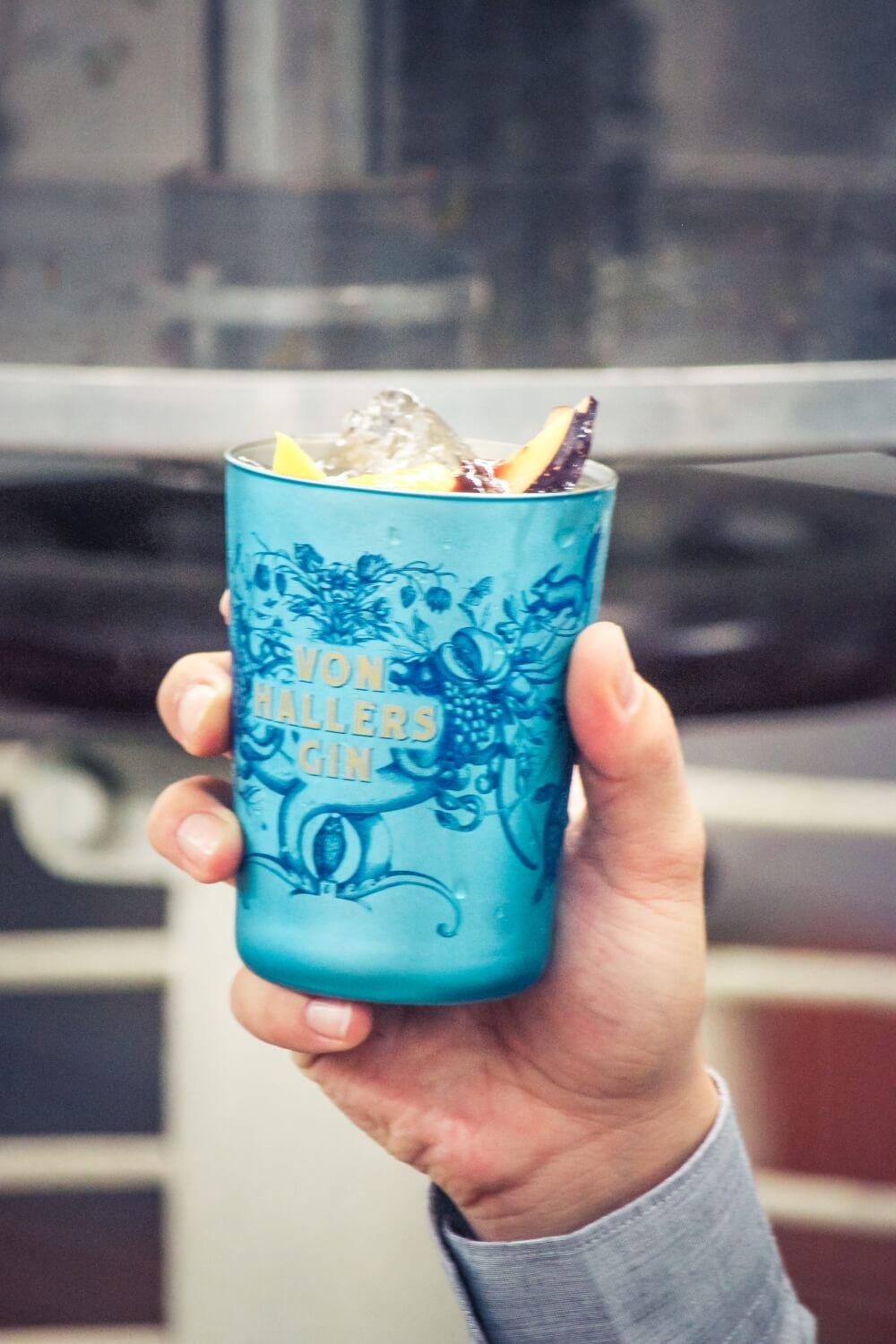 VON HALLERS GIN Becher "Wander-Wonder", 1 St.