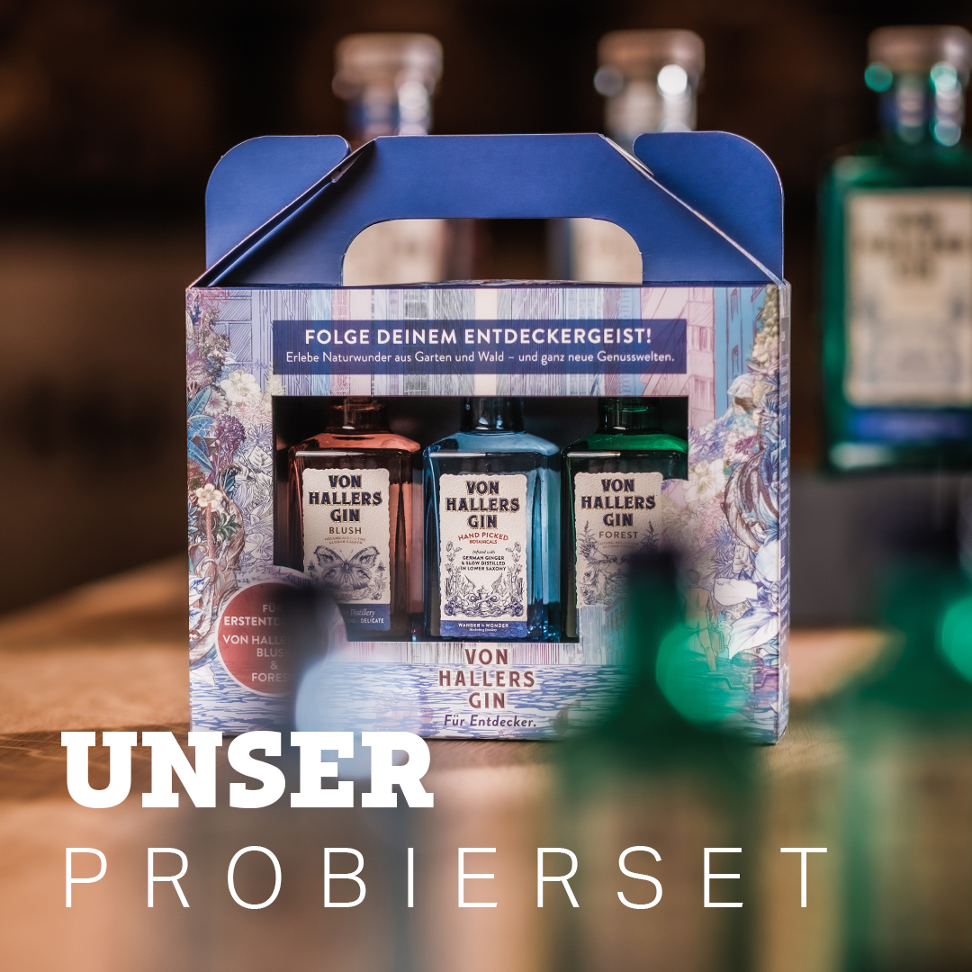 VON HALLERS GIN Triple Pack 3x0,05l