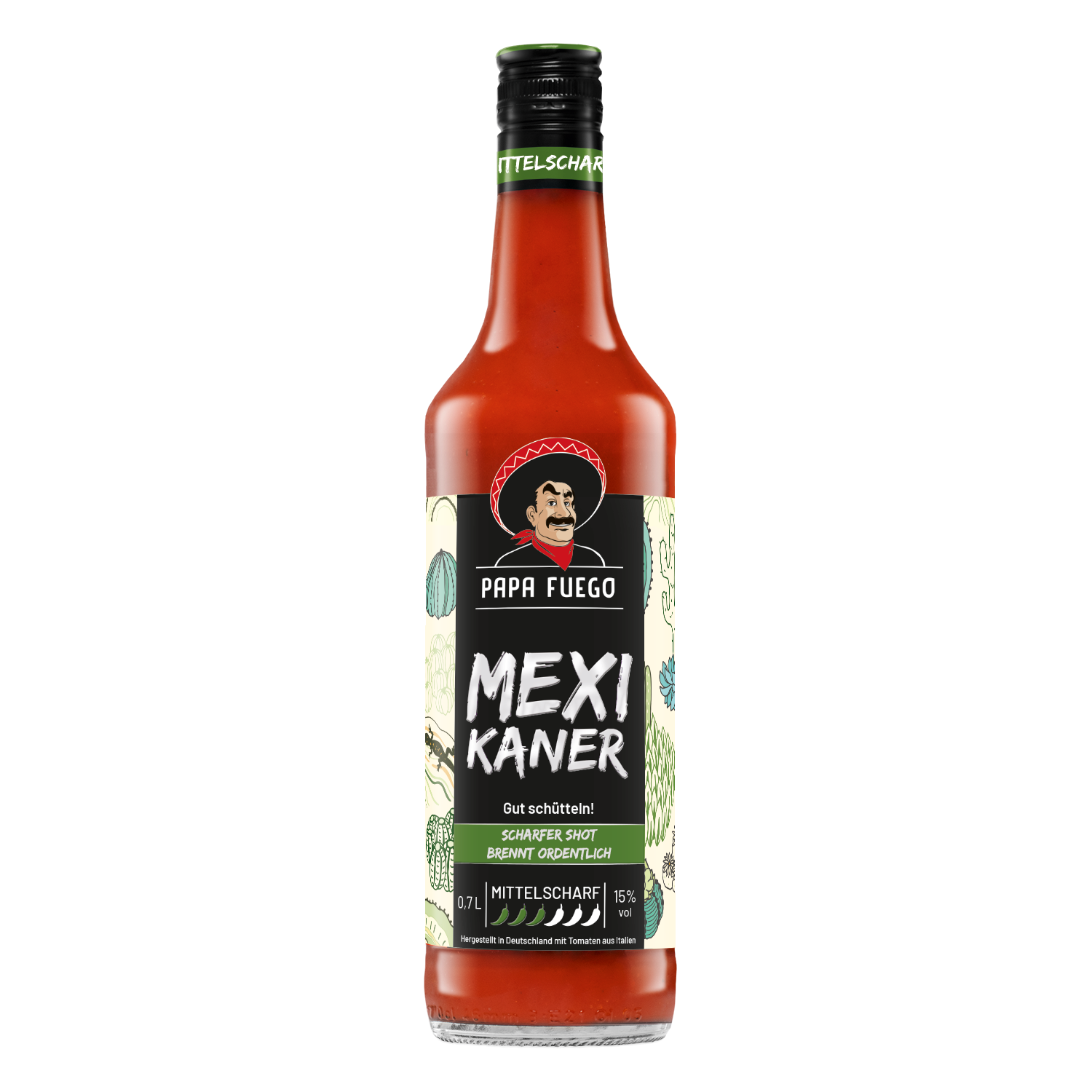 Papa Fuego Mexikaner mittelscharf 0,7l