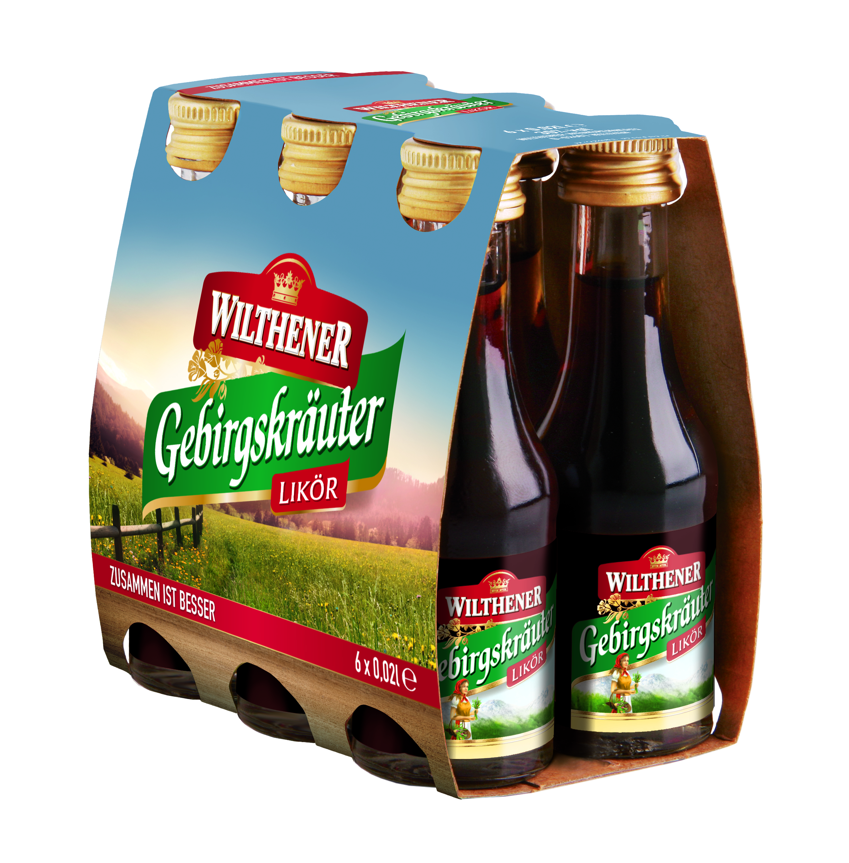 WILTHENER Gebirgskräuter 6x0,02l