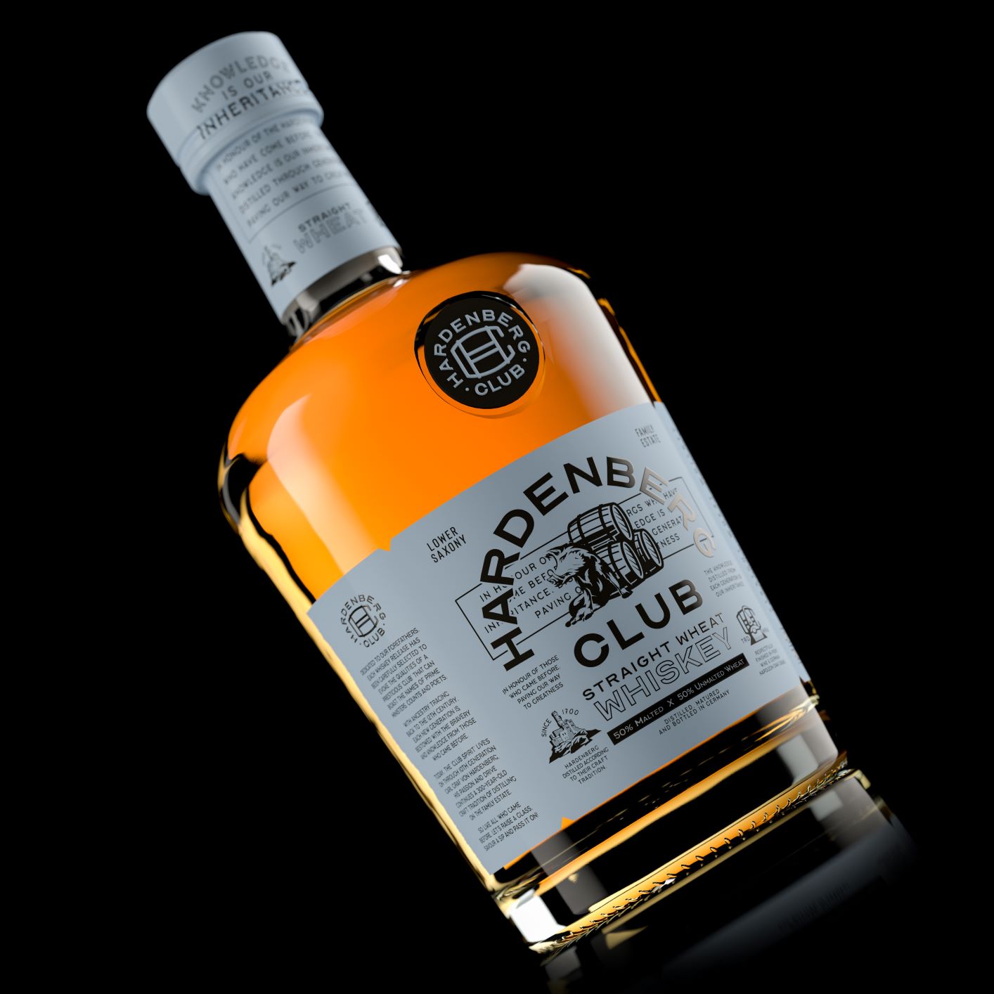 Hardenberg Club Straight Wheat Whiskey 0,7l Hardenberg Club Straight Wheat Whiskey 0,7l