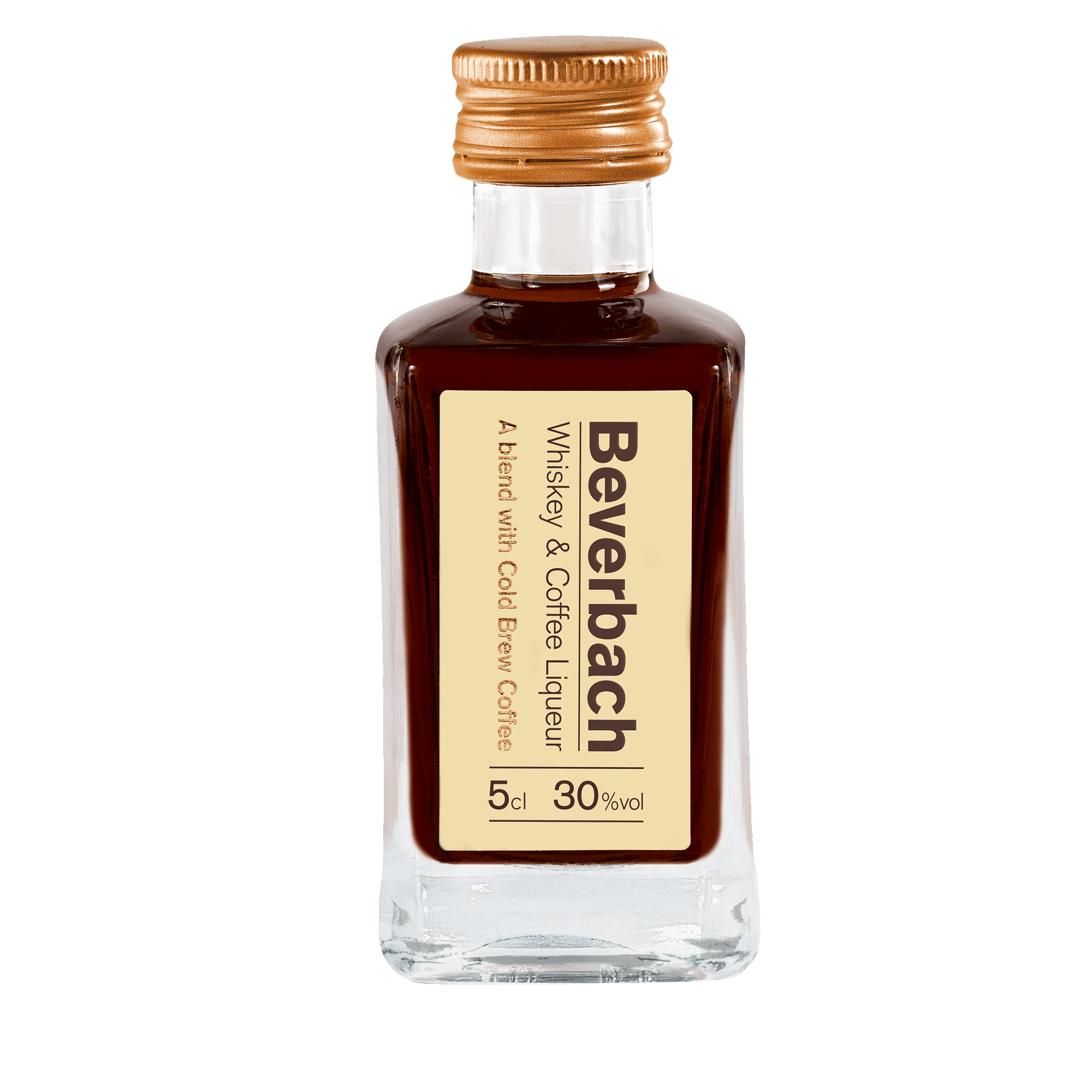 Beverbach Whiskey & Coffee Liqueur 0,05l Miniaturflasche
