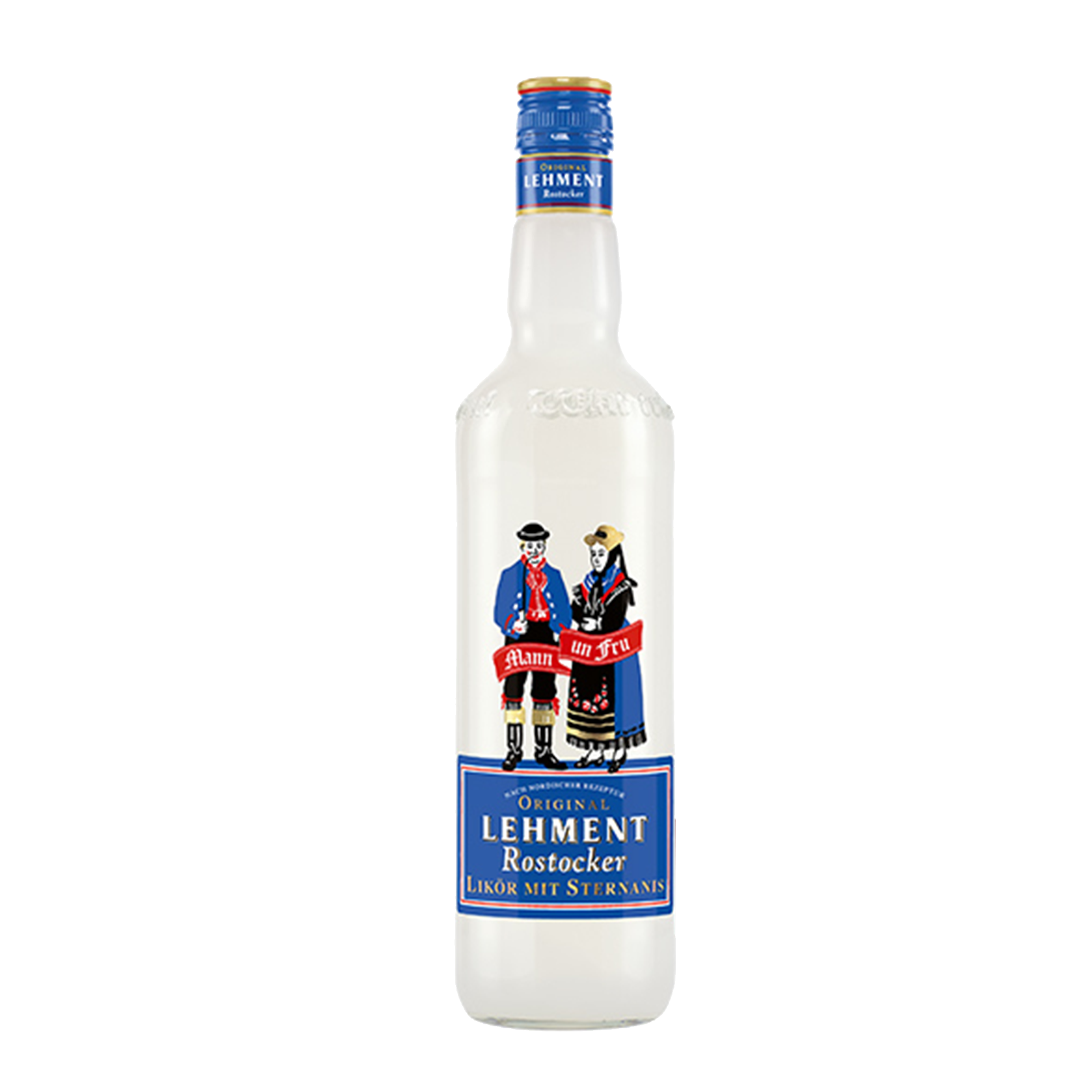 Original Lehment Rostocker Likör mit Sternanis 0,7l