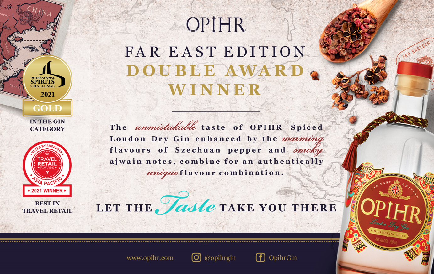 Opihr Spiced Gin Far East Edition 0,7l