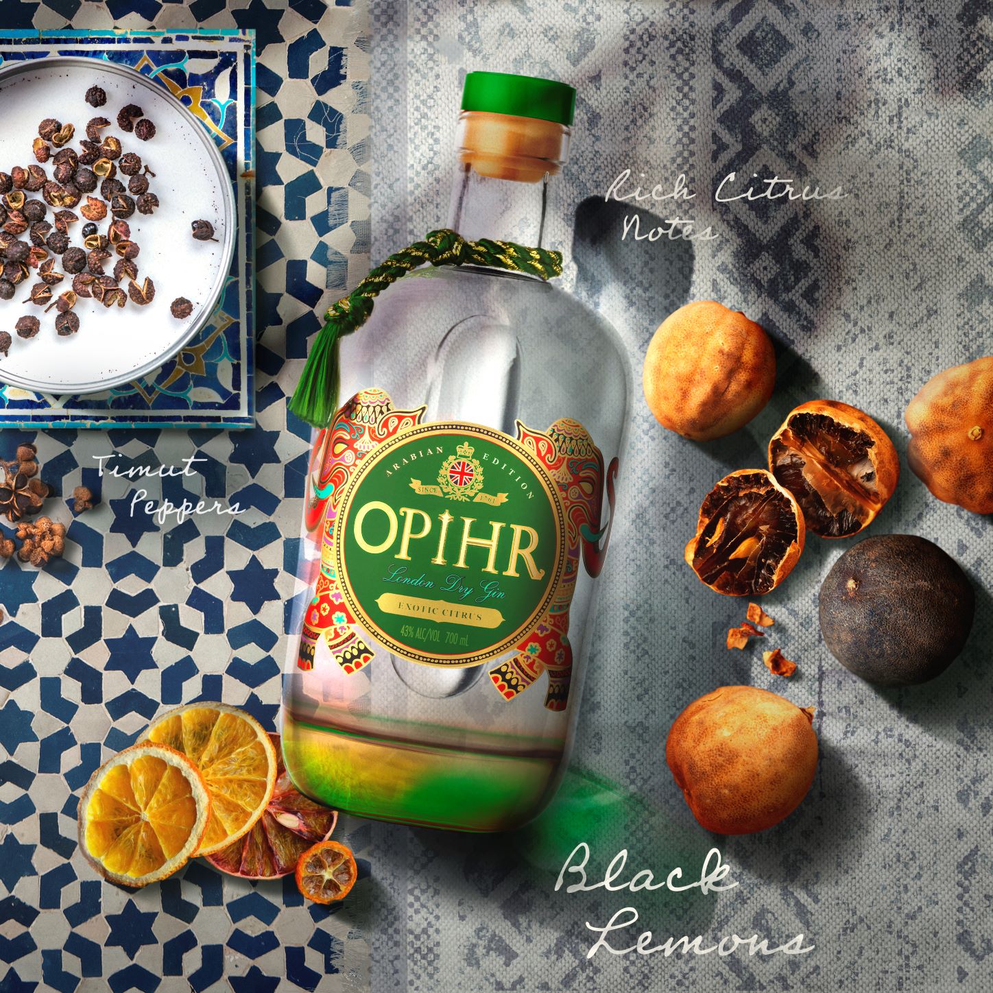 Opihr Spiced Gin Arabian Edition 0,7l Opihr Spiced Gin Arabian Edition 0,7l