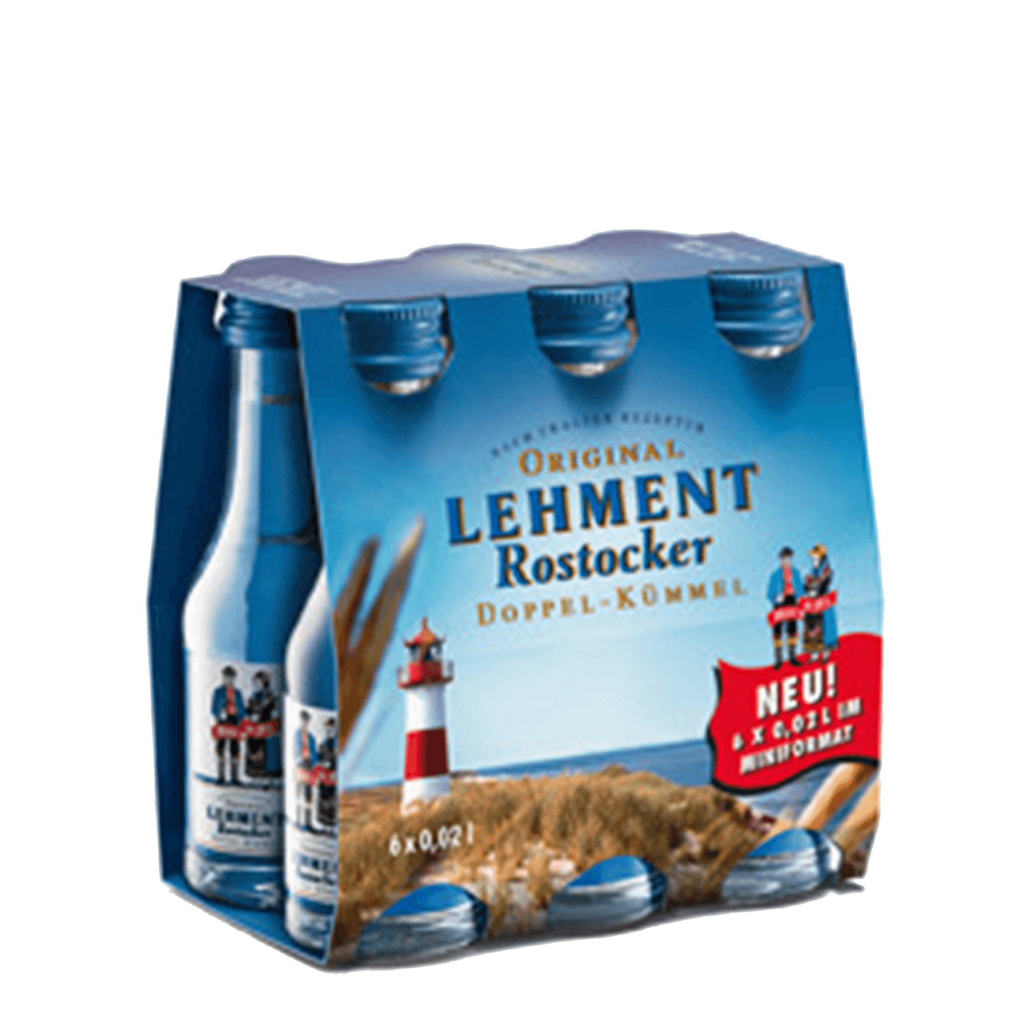 ORIGINAL LEHMENT ROSTOCKER Doppel-Kümmel 6x0,02l