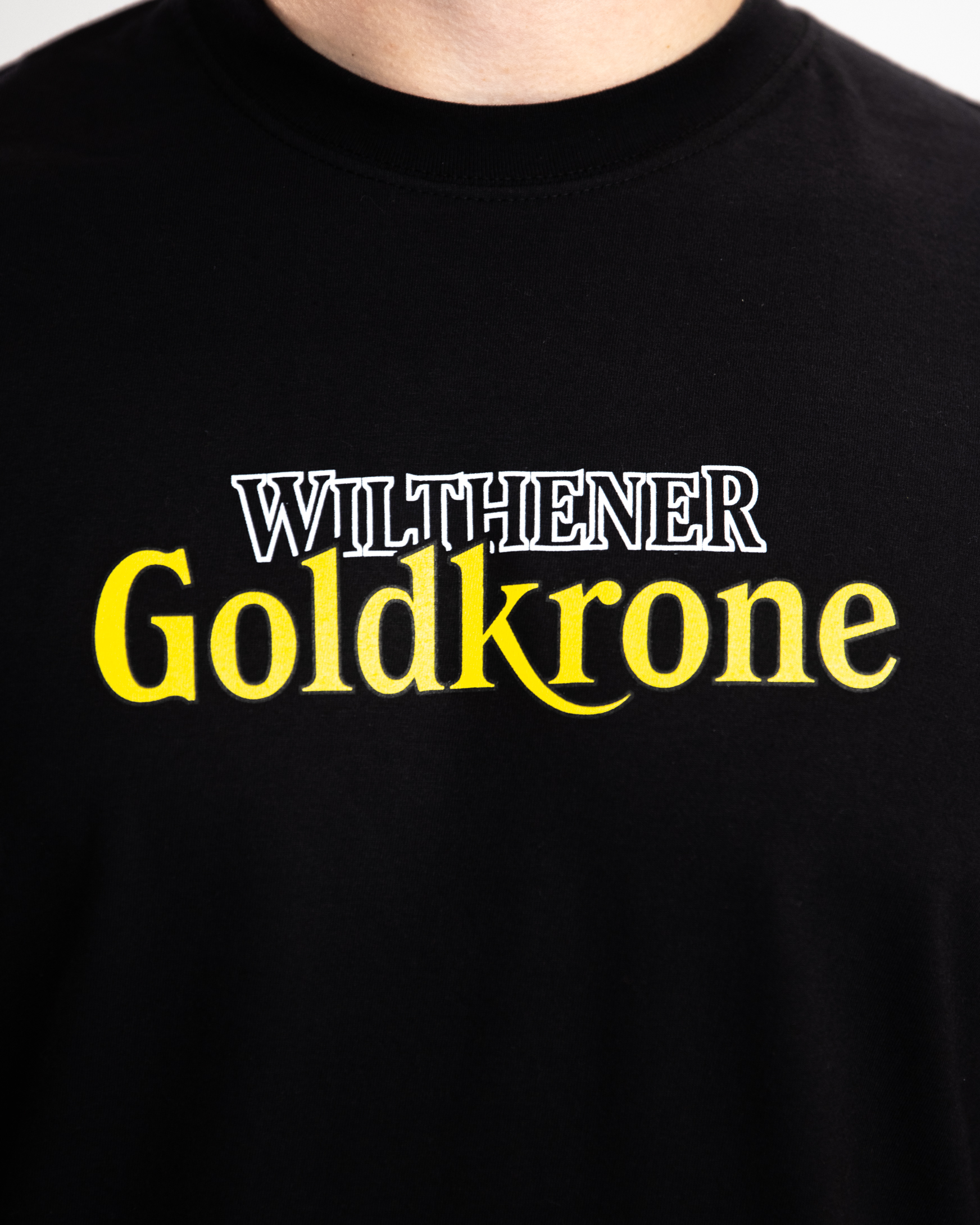 WILTHENER Goldkrone T-Shirt Logo schwarz