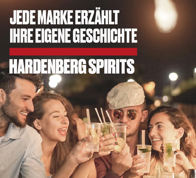 Hardenberg Spirits Shop - Banner Jede Marke erzählt ihre eigene Geschichte