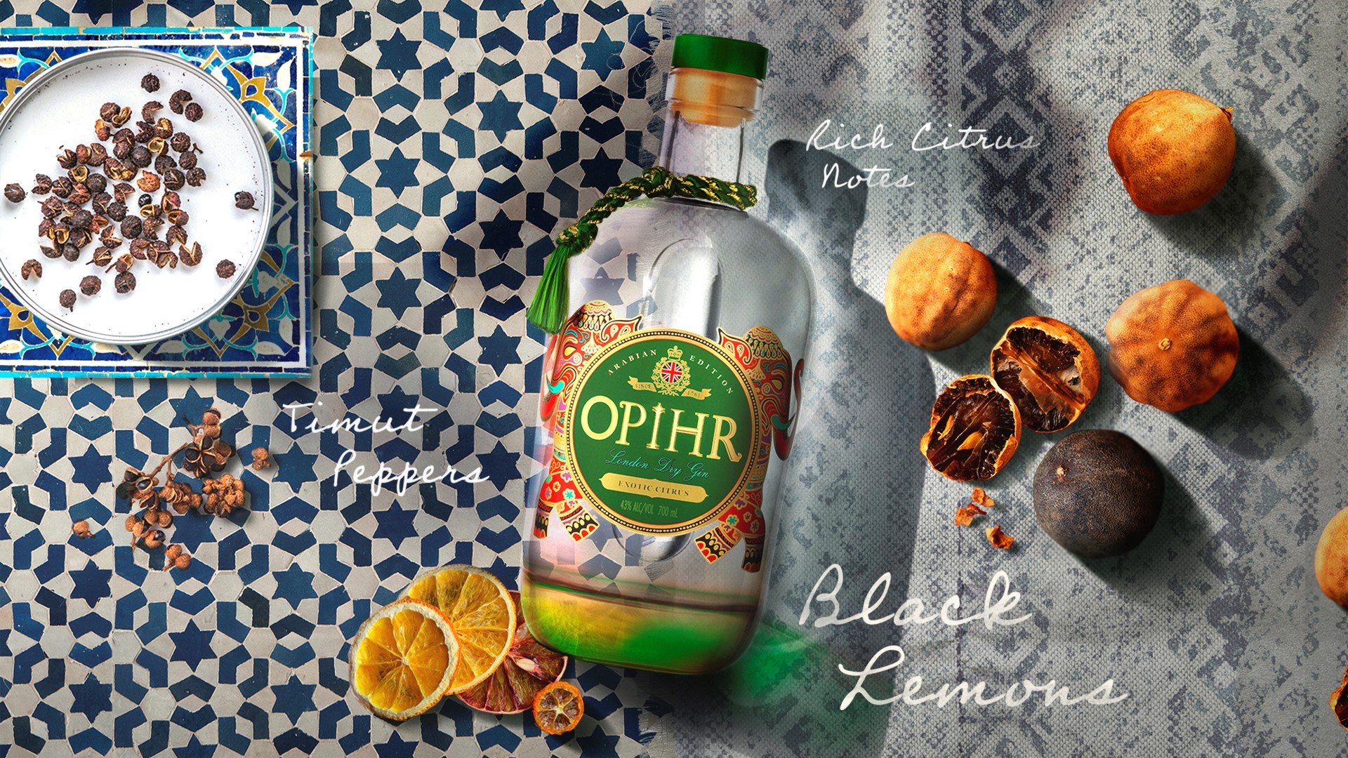 Opihr Spiced Gin Arabian Edition 0,7l Opihr Spiced Gin Arabian Edition 0,7l